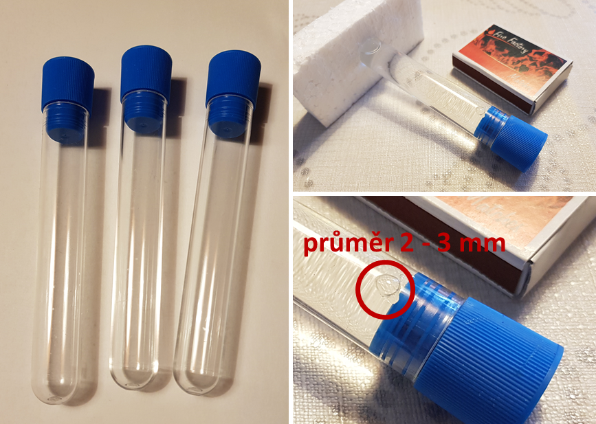 Čmeláci PLUS - Krmítko ze zkumavky - šikmá poloha