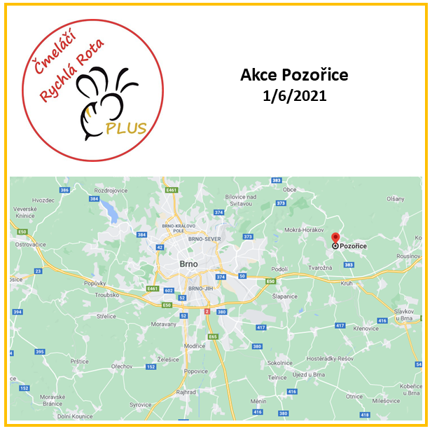 Čmelácí Rychla Rota - Akce Pozořice - 2021 06 01